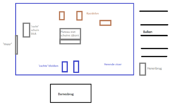 Houten freerunning parkour tijdens OZFK 2019